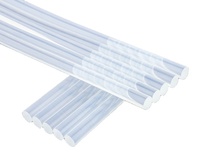 Colle EVA multi-usages, super viscosité BT-4120, 11 mm * 300 mm, blanc laiteux, colle thermofusible en bâton pour pistolets à colle, bricolage