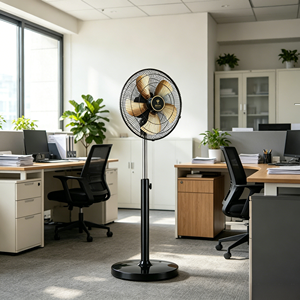 Silent 18 Inch <b>Standing</b> Fan with Aircraft fan blade Dual Ball Bearings Ultra Quiet Operation 18" Pedestal Fan for Office - Product Image 3