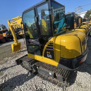 Excavatrice hydraulique Komatsu 56 d'occasion, modèle 2024, moteur et pompe japonais d'origine inclus, certifiée pour l'exportation directe - Product Image 2