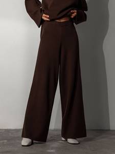 Set Due Pezzi da <span class=keywords><strong>Donna</strong></span> Autunnale: Maglione a Collo Tondo a Maniche Lunghe e <span class=keywords><strong>Pantaloni</strong></span> in Maglia, Stile Streetwear, Fodera in Cotone, 50% <span class=keywords><strong>Viscosa</strong></span> - Product Image 3