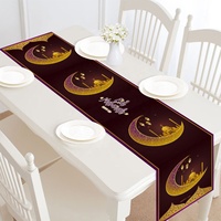 Chemin de Table EID Mubarak 30x182cm décoration pour Ramadan Kareem Eid Al Adha cadeaux décoration de fête musulmane islamique