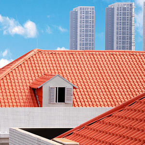 Tuile de toiture ondulée en bambou ASA imperméable, finition grain de bois, résistante aux chocs pour temple, hôtel, entrepôt et atelier - Product Image 5