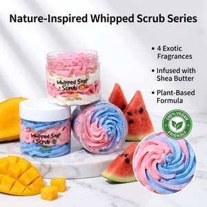 Exfoliante Corporal Natural Batido 200g con Manteca de Karité, Aceite de Coco, Mango y Sandía, Marca Privada OEM - Product Image 2