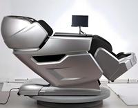 Fauteuil de massage électrique 4D de luxe avec chauffage, rouleaux pour les pieds et massage des mollets et des jambes, fabriqué en usine OEM
