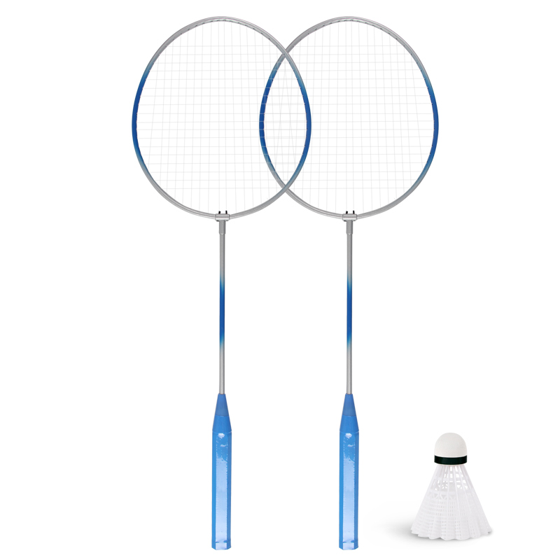 Fashionable High Quality Durable Light Weight Iron Alloy Badminton Rackets-Hard Racket & Ergonomic Design For Comfortable Grip