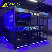 Machine de jeu de tir VR multijoueur ACS pour 4 joueurs, salle de divertissement intérieure
