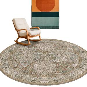 พรมปูพื้นกลมลายคริสตัลกำมะหยี่ ทนต่อคราบสกปรก เหมาะสำหรับตกแต่งห้องนั่งเล่น - Product Image 4