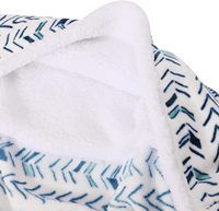 Couverture portable en flanelle d'hiver avec manches et poche pour les pieds en sherpa, design personnalisable, pour adultes, Noël, style européen et américain, fabriquée en Chine