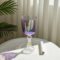 Bols chantants en cristal d'améthyste, instruments de sonothérapie en quartz pour le yoga