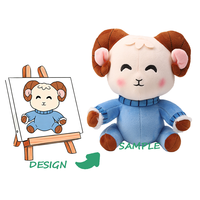 Jouets en peluche personnalisés avec peluche brodée dans une boîte mystère
