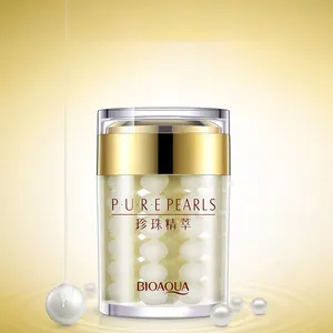 OEM BIOAQUA private label Pearl moisturizing and smoothing face essence lazy skin care products pearl cream