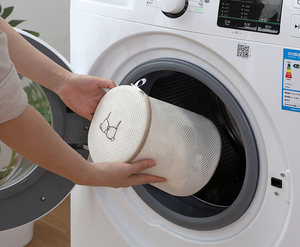 Bolsa de Almacenamiento Plegable <span class=keywords><strong>para</strong></span> Viajes, Organizador de Ropa Delicada, <span class=keywords><strong>Bolsas</strong></span> de Lavandería de Malla - Product Image 3