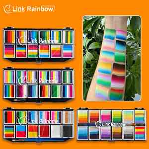 จัดส่งรวดเร็ว ช่างแต่งหน้ามืออาชีพสำหรับฮาโลวีน สีเพ้นท์หน้าและตัว 12 สี และหลายสี ชนิดสีน้ำ สำหรับเด็กและผู้ใหญ่ - Product Image 4