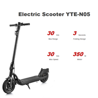 Elektro Roller-patinete eléctrico plegable para adultos, Motor de 350W, máxima inclinación, 25 km/h, solución de una parada, China