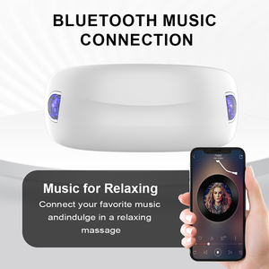 Masque oculaire vibrant relaxant intelligent avec 4 modes de massage, <span class=keywords><strong>musique</strong></span> Bluetooth, contrôle de la minuterie, chaleur apaisante et soin des yeux - Product Image 1