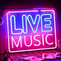 Casque de jeu transfrontalier LIVEMUSIC Style signe lumineux USB guitare électrique DJ mélange chat néon lumière décoration
