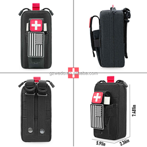 Pochette Médicale IFAK Légère 1000D Découpée au Laser, Vente en Gros OEM, Sac Tactique MOLLE d'Extérieur pour Tourniquet et Ciseaux de Trauma - Product Image 2