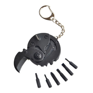 Mayorista Llavero Multifuncional con Destornillador, Llave Hexagonal, Monedero, Herramienta EDC para Exteriores, Navaja Plegable de Bolsillo, Mini Coltello Gear Pee - Product Image 6