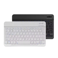 Meilleures Ventes Slim Ultra-Slim Bt Clavier Portable Mini Clavier Sans Fil Rechargeable pour Tablette Téléphone Smartphone