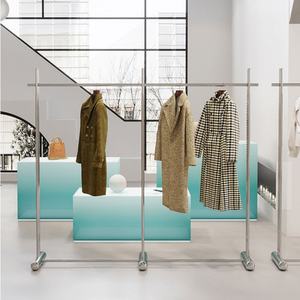 Soporte organizador de estantes de suspensión de <span class=keywords><strong>ropa</strong></span> de pie para tiendas de <span class=keywords><strong>ropa</strong></span> de compras <span class=keywords><strong>grandes</strong></span> - Product Image 3