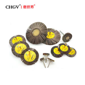 Ruota lamellare in carta vetrata all'ossido di alluminio ruota lamellare montata abrasiva con albero - Product Image 2