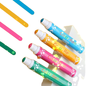 Çocuklar için Set suluboya kalemler yıkanabilir nokta İşaretleyiciler plastik sanat malzemeleri çizim için bebekler için düz nokta BINGO kalem dahil - Product Image 1