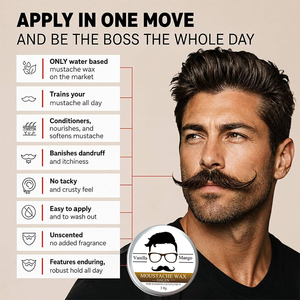 Cera per Barba e Baffi Naturale Private Label per Uomo - Prodotti per lo Styling della Barba, Cera Modellante per la Cura dei Peli del <span class=keywords><strong>Viso</strong></span> - Product Image 6
