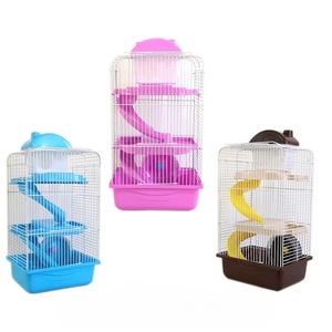 Vente en gros de <span class=keywords><strong>cages</strong></span> à hamsters personnalisées de luxe, bon marché, grandes, à 3 étages, en acrylique, pour la vente - Product Image 6