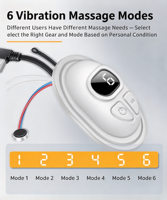 Contrôleur de chauffage à double bouton avec affichage numérique, 3 niveaux de température, 6 modes de massage par vibration pour ceinture chauffante, OEM ODM CE RoHS