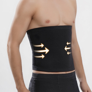 Cintura addominale aderente aderente <span class=keywords><strong>da</strong></span> <span class=keywords><strong>uomo</strong></span> cintura modellante corpo in maglia traspirante per un Look snellente - Product Image 1