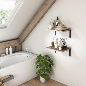 12" Wide Wall Mounted <strong>Floating</strong> <strong>Shelves</strong> for Living Room <strong>Deep</strong> Wall Display <strong>Floating</strong> Display <strong>Shelves</strong> Decorative Flower Pot Display - Product Image 5