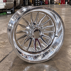 ล้อฟอร์จสั่งทำพิเศษขนาด 22x12 22x14 24x12  8x165.1 8x170 8x180 ขอบลึกขัดเงา สำหรับรถ RAM 2500 Ford F-250 Silverado Sierra - Product Image 2