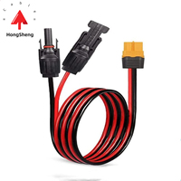 Câble d'extension solaire vers XT60 connecteur solaire 10AWG 5FT vers câble adaptateur XT60 pour panneau solaire vers centrale électrique portable