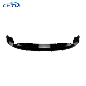 Nero lucido ABS carbonio Look B stile auto paraurti anteriore Spoiler mentoniera per <span class=keywords><strong>Mercedes</strong></span> Benz <span class=keywords><strong>GLC</strong></span> 300 X254 C254 2023-2025 - Product Image 4
