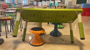 Đồ nội thất mẫu giáo trẻ em viết nghiên cứu ăn uống trẻ em Bàn và ghế đặt sinh viên nhựa bàn ghế - Product Image 4