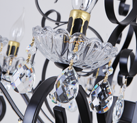Lustre américain antique en cristal verre bohème déco ferme éclectique suspension pour salon table à manger