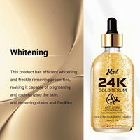 Sérum à l'or 24 carats Anti-âge Blanchissant Réduit les taches de vieillesse Les ridules Les rides Liftant Raffermissant pour tous les types de peau