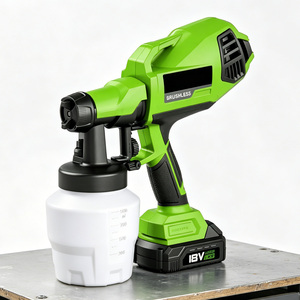 Pistolet pulvérisateur de peinture sans fil VERTAK 18V, batterie lithium 900ml, puissant, sans air, haute performance - Product Image 1