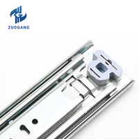 Glissières de tiroir robustes à extension complète avec serrure 30 32 34 36 38 Rails de roulement à billes à montage latéral de 40 pouces 500 Lb