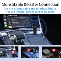 Wooboobox USB Mini CarPlay AI Box Dongle Adaptateur CarPlay sans fil pour Android et Apple Garantie 1 an Auto Electronics