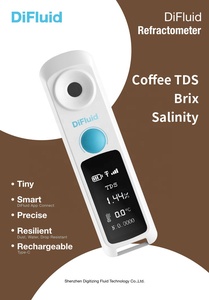 Refratômetro Digital Portátil DiFluid para Teste de Mel, Açúcar, Suco e Café - Product Image 2