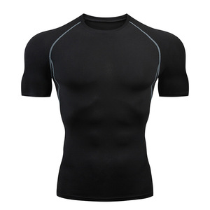 Chemise de Compression hommes élastique séchage rapide course basket-ball à manches courtes hommes <span class=keywords><strong>T</strong></span>-<span class=keywords><strong>shirt</strong></span> sport Fitness collants - Product Image 5