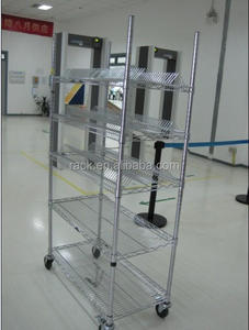 Antistatisches SMT-Stahlaufbewahrungsregal, mobiles 5-stöckiges Drahtspulenregal, hochbelastbares Industrie-<span class=keywords><strong>ESD</strong></span>-Regal für Elektronik - Product Image 4