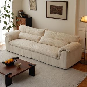 Nuovo Divano in Lino Stile Francese, Completamente Sfoderabile e Lavabile, Rivestimento in Cotone-Lino, per Soggiorno o Camera da Letto - Product Image 4