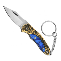 Draagbare Roestvrijstalen Vouwmes Sleutelhanger Mini Dagelijkse Fruitmes Opener Voor Outdoor Camping Zelfverdediging Oem Aanpasbaar