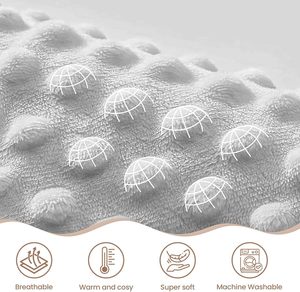 Cao Cấp Bé Minky Chăn Với Chấm Rừng Động Vật Unicorn <span class=keywords><strong>Elephant</strong></span> In Thoáng Khí Mềm Mại Sơ Sinh Ngủ Chăn - Product Image 4