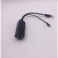 Séparateur Micro USB chaud 100Mbps commutateur Gigabit répartiteur PoE injecteur Rj45 adaptateur Ethernet double Port 5V 2.4A 3.5A répartiteur Poe