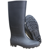 Bottes de pluie imperméables résistantes aux acides et aux alcalis, bottes de sécurité légères et antidérapantes en PVC et caoutchouc pour les travaux agricoles