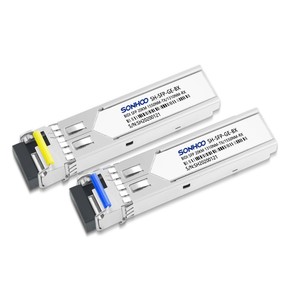 Sợi quang 1.25GB bidi 3km 10km 20km 40km 60km 80km 100km 120km 160Km duy nhất chế độ Simplex LC SC 1.25G SFP thu phát mô-đun - Product Image 2