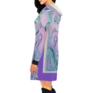 Mini abito subora con cappuccio - Product Image 1